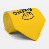 Stropdas fietsen omdraaien (Opgerold)