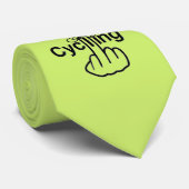 Stropdas fietsen omdraaien (Opgerold)