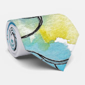 Stropdas Floral Pattern (Opgerold)