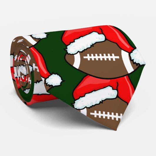 Stropdas - Football Santa Hat (Opgerold)