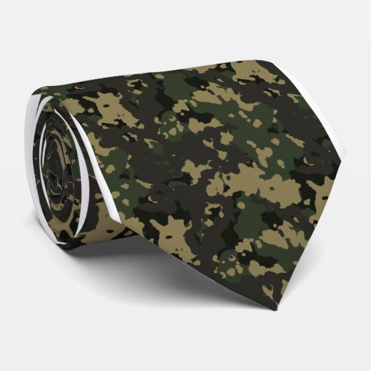 Stropdas Forest Camo (Opgerold)