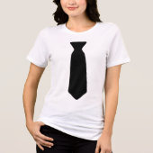 STROPDAS FORMELE GRAPPIGE T-SHIRT (Voorkant)