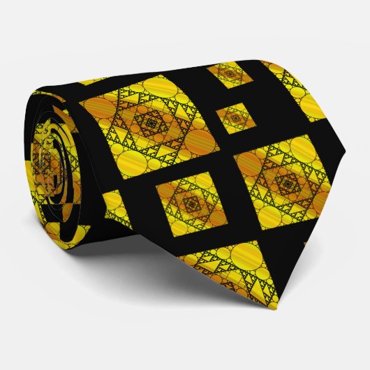 Stropdas fractale geometrieMannen (Opgerold)