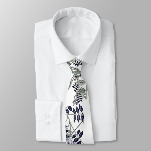 Stropdas Franse Kunst Nieuwe Botanische Wisteria F (Gebonden)