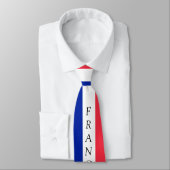 Stropdas Franse vlag aanpassen (Gebonden)