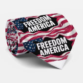 stropdas "FREEDOM AMERICA" (Opgerold)