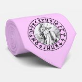 Stropdas Freya Rune Shield (Opgerold)