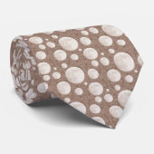 Stropdas Full Moon - Taupe (Opgerold)