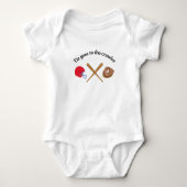 Stropdas gaat naar de Crawler Baby Bodysuit (Voorkant)