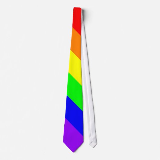 Stropdas Gay Pride Rainbow (Voorkant)