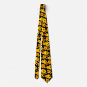 Stropdas Gele bloemen (Achterkant)