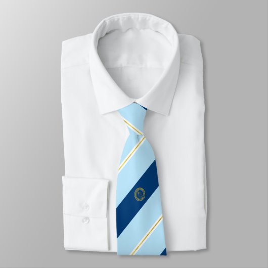 Stropdas gemeentevlag Smithtown (New York) (Gebonden)