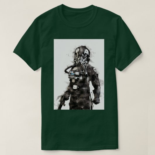 stropdas-gevechtspiloot t-shirt (Design voorkant)