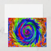 Stropdas geverfd Briefkaart (Voorkant / Achterkant)