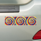 Stropdas-geverfd Bumpersticker (Op auto)