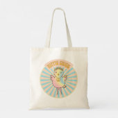 Stropdas-geverfd hippie chick Canvas tas (Achterkant)