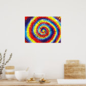 Stropdas-geverfd Poster (Keuken)