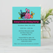 Stropdas-geverfde Bowling-spelden met Blauwgroen v Kaart (Staand voorkant)