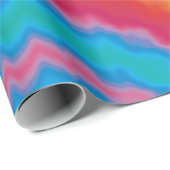 Stropdas-geverfde roovy retro-draderpatroon koel cadeaupapier (Rol Hoek)