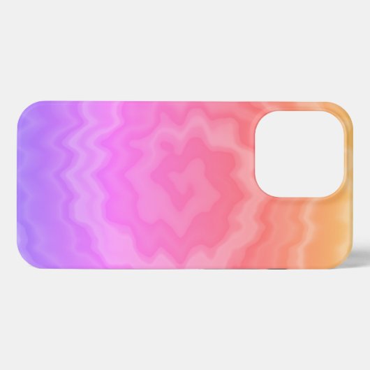 Stropdas-geverfde roovy retro-draderpatroon koel iPhone hoesje (Achterkant horizontaal)