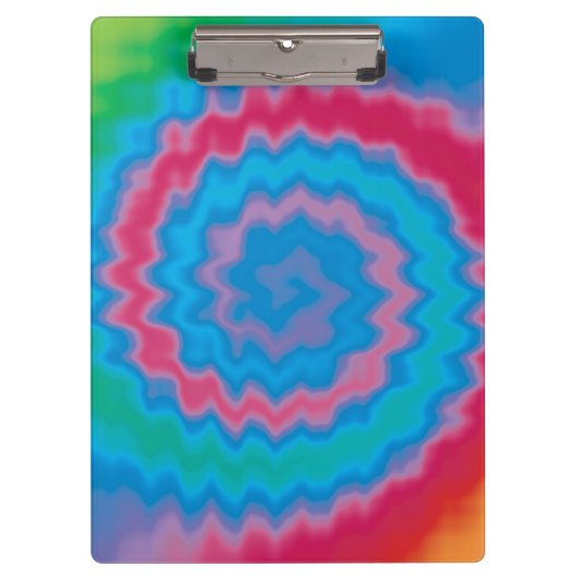 Stropdas-geverfde roovy retro-draderpatroon koel klembord (Voorkant)
