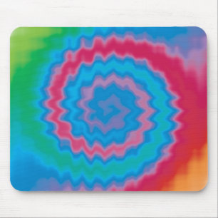 Stropdas-geverfde roovy retro-draderpatroon koel muismat