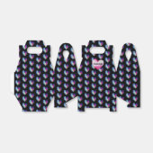 Stropdas-geverfde Valentijn Harten voordeur doos Bedankdoosjes (Uitgevouwen)