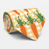 Stropdas Gingham Carrot (Opgerold)