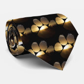 Stropdas Giraffe zonnesodig voetafdruk (Opgerold)