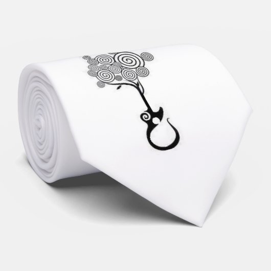 Stropdas gitaarbomen (Opgerold)