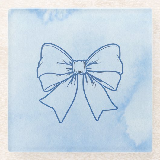 Stropdas Glazen Onderzetter (Voorkant)