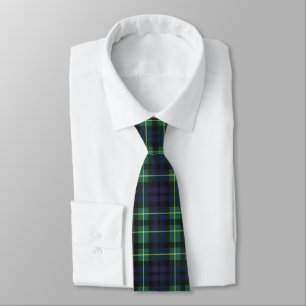 Stropdas - Green Blue en Yellow Tartan