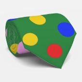 Stropdas_green van een gesloten partij met kleurri stropdas (Opgerold)