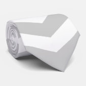 Stropdas grijze en witte Mannen (Opgerold)