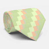 Stropdas Groen n Peach (Opgerold)