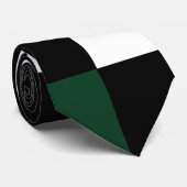 Stropdas Groen wit checkboard (Opgerold)