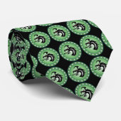 Stropdas Groene draak (Opgerold)