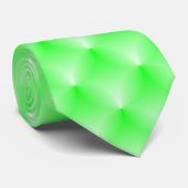 Stropdas Groene en Witte Mannen (Opgerold)