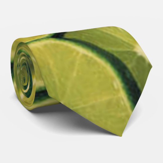 Stropdas Groene Limes (Opgerold)