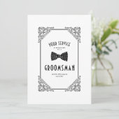 Stropdas Groomsman  Vlaanderen (Staand voorkant)