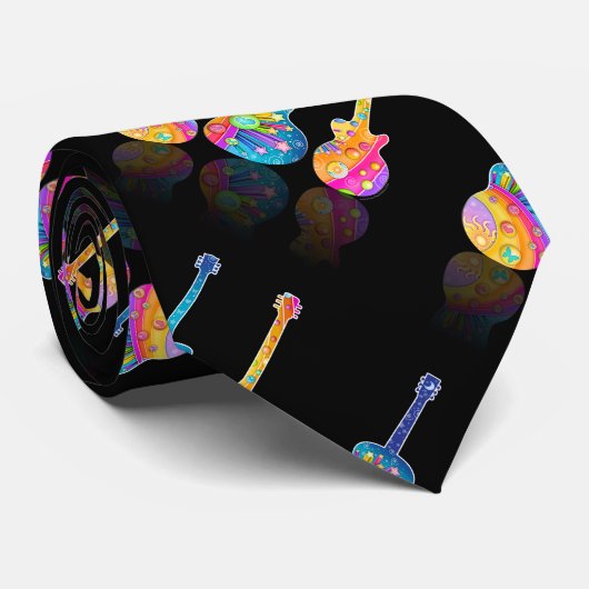 STROPDAS - GUITAR-REFLECTIES (Opgerold)