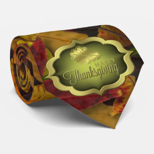 Stropdas - Herfst Gelukkige Thanksgiving