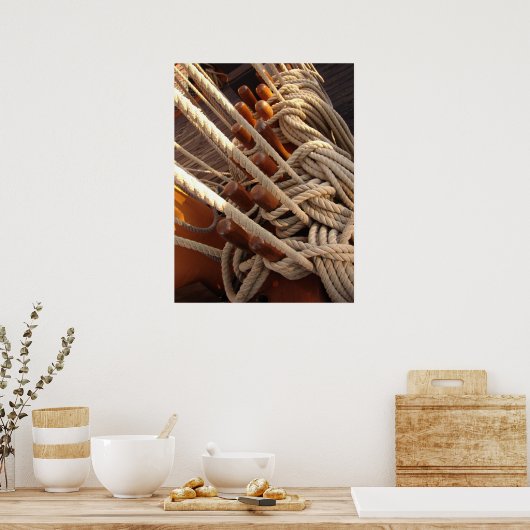 Stropdas het neer poster (Keuken)