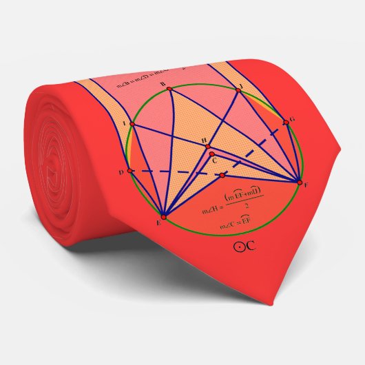 Stropdas hoekmeting (Opgerold)