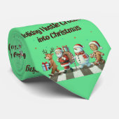 Stropdas Holiday Hustle Crossing naar Kerst (Opgerold)