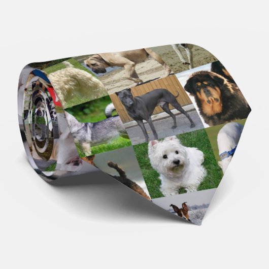 stropdas hondenliefhebber (Opgerold)