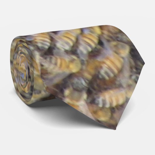 Stropdas honingbijen (Opgerold)