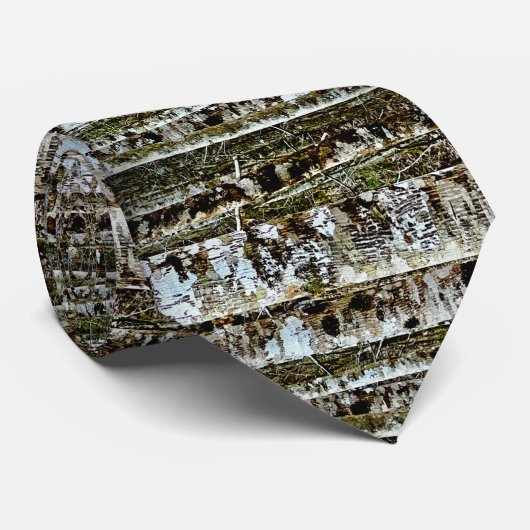 Stropdas / horizontaal boompatroon (Opgerold)