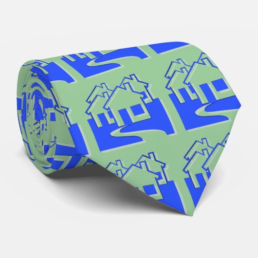 Stropdas Houses Fun (Opgerold)