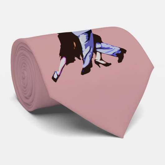 stropdas in abstract paar (Opgerold)